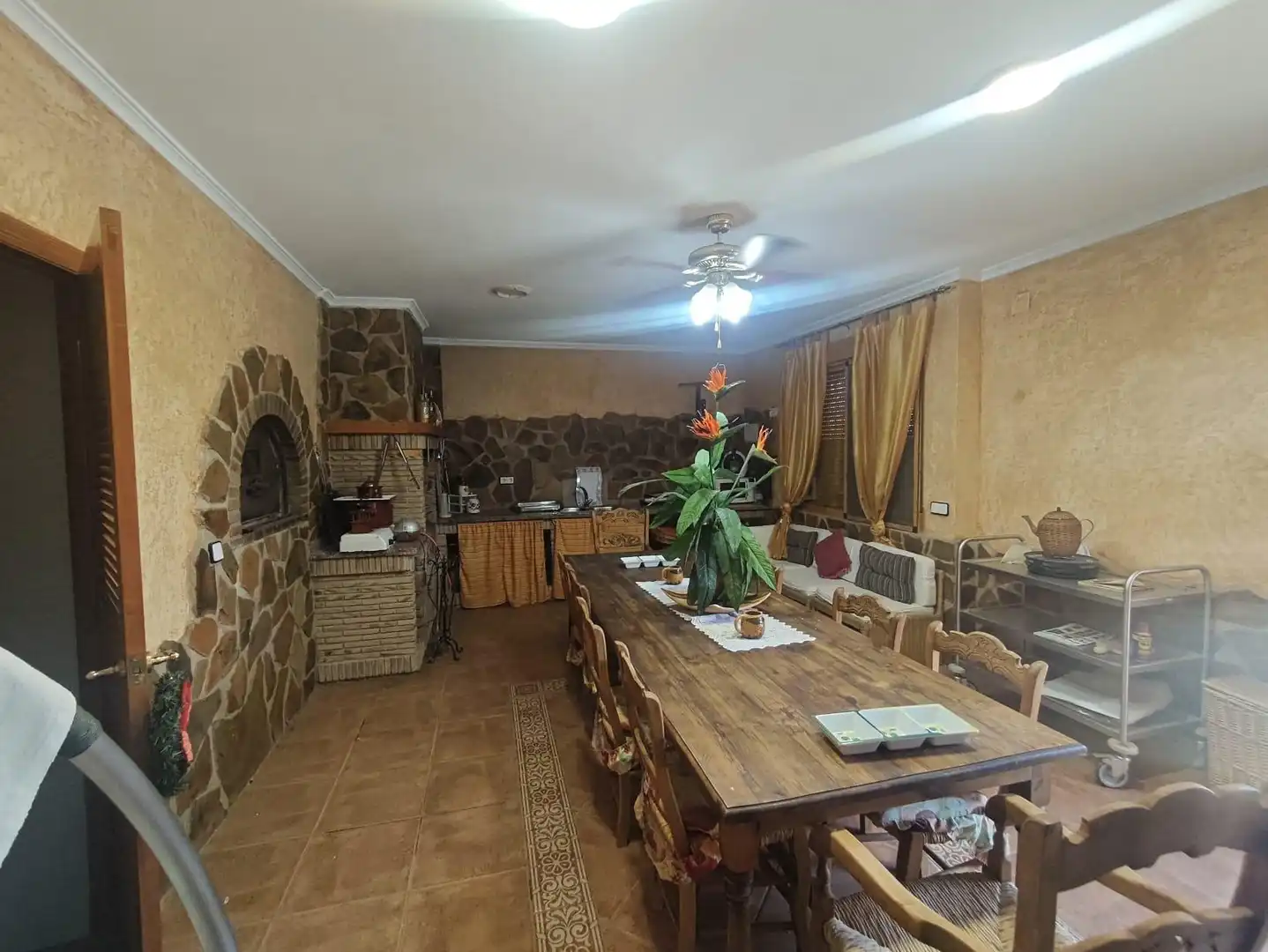 Dining room of Country homes for sale in Sax  with Private garden, Storage room and Swimming Pool