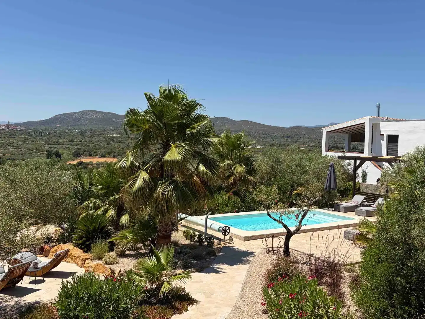 Piscina de Finca rústica en venda en Traiguera amb Jardí privat, Piscina i Moblat