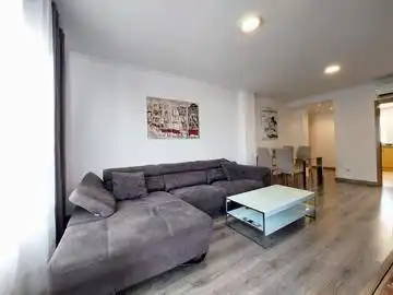 Living room of Flat for sale in Dénia  with Air Conditioner, Terrace and Balcony