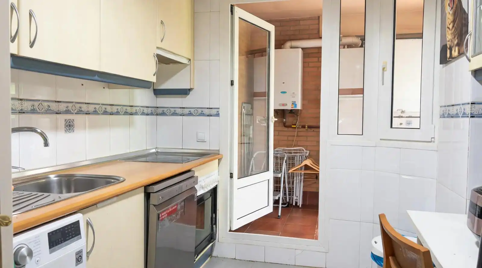 Küche von Wohnung zum Verkauf in Humanes de Madrid mit Klimaanlage, Heizung und Terrasse