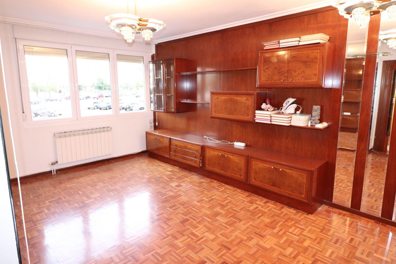 Sala d'estar de Pis de lloguer en Vitoria - Gasteiz amb Calefacció, Parquet i Terrassa