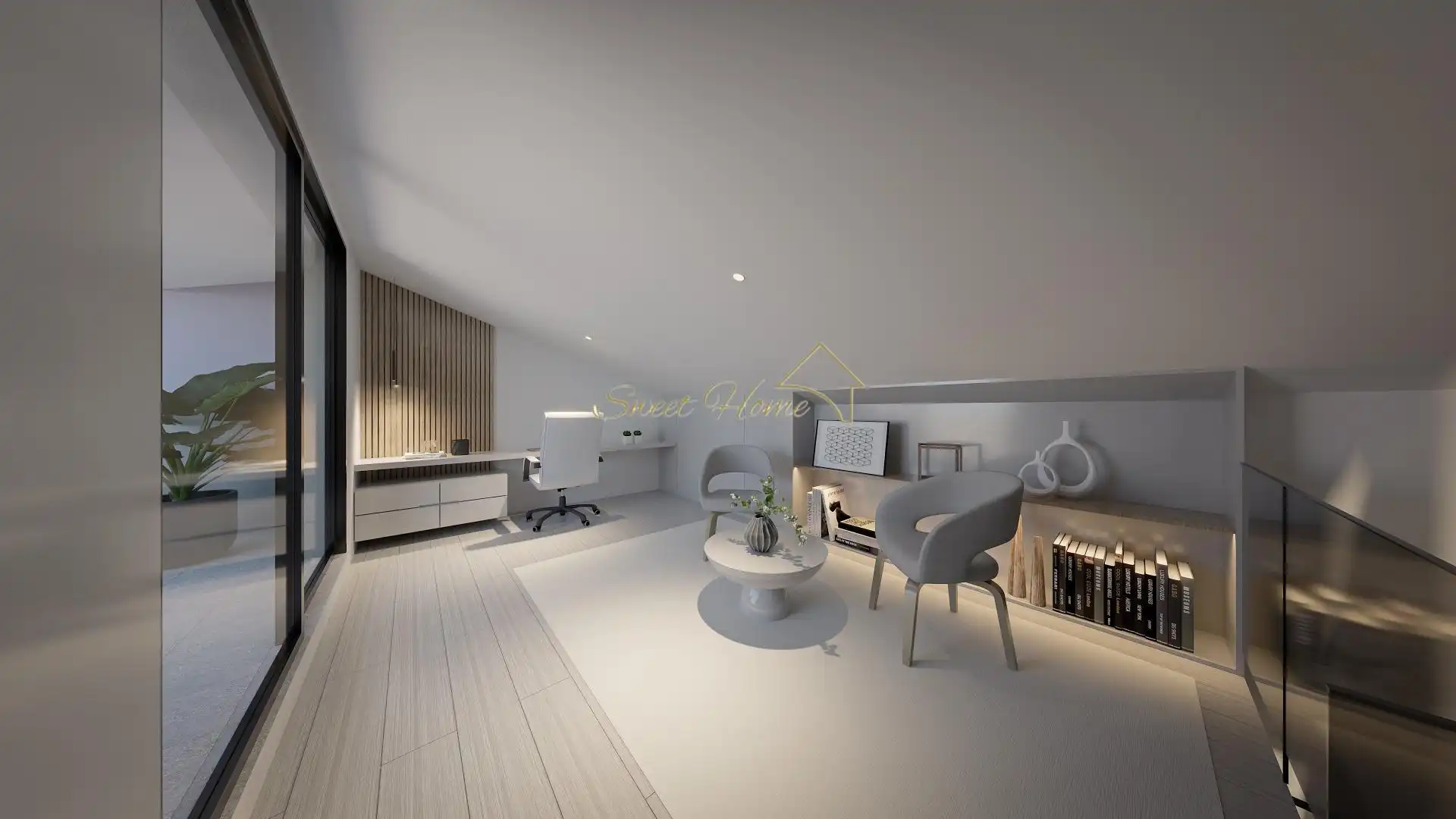 Living room of Houses for sale in El Masnou  with Air Conditioner, Private garden and Terrace