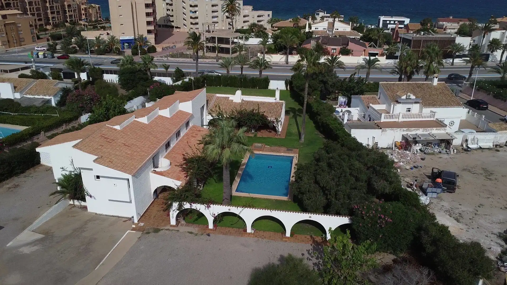 Exterior view of Houses for sale in La Manga del Mar Menor  with Air Conditioner, Heating and Private garden