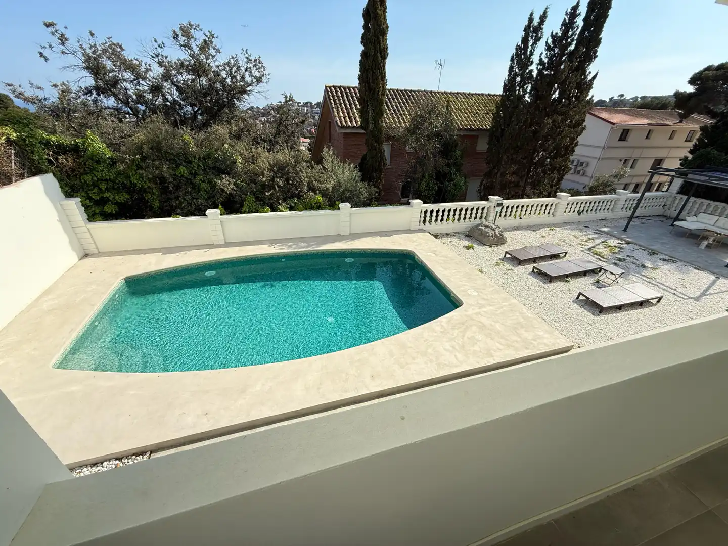 Piscina de Casa o xalet en venda en Castelldefels amb Aire condicionat, Calefacció i Jardí privat