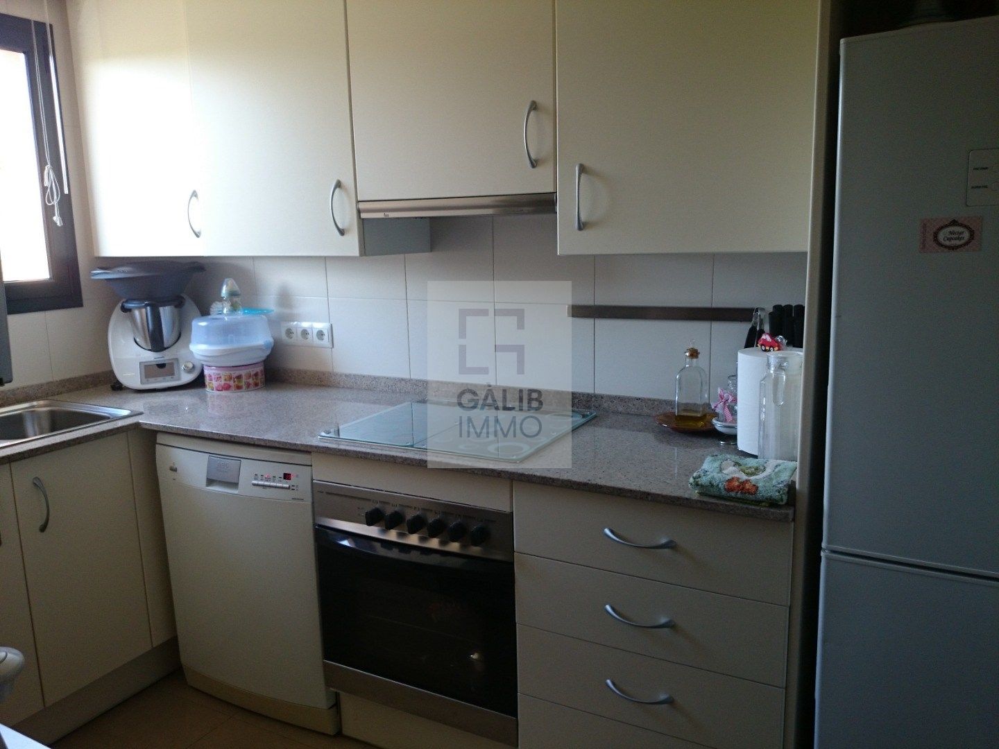 Kitchen of Duplex for sale in Figueres  with Heating, Terrace and Storage room