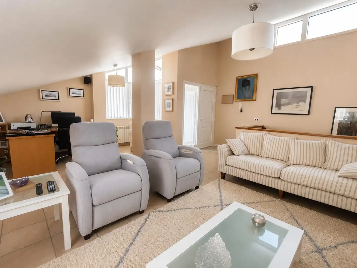 Wohnzimmer von Haus oder Chalet zum Verkauf in Medio Cudeyo mit Heizung, Privatgarten und Terrasse