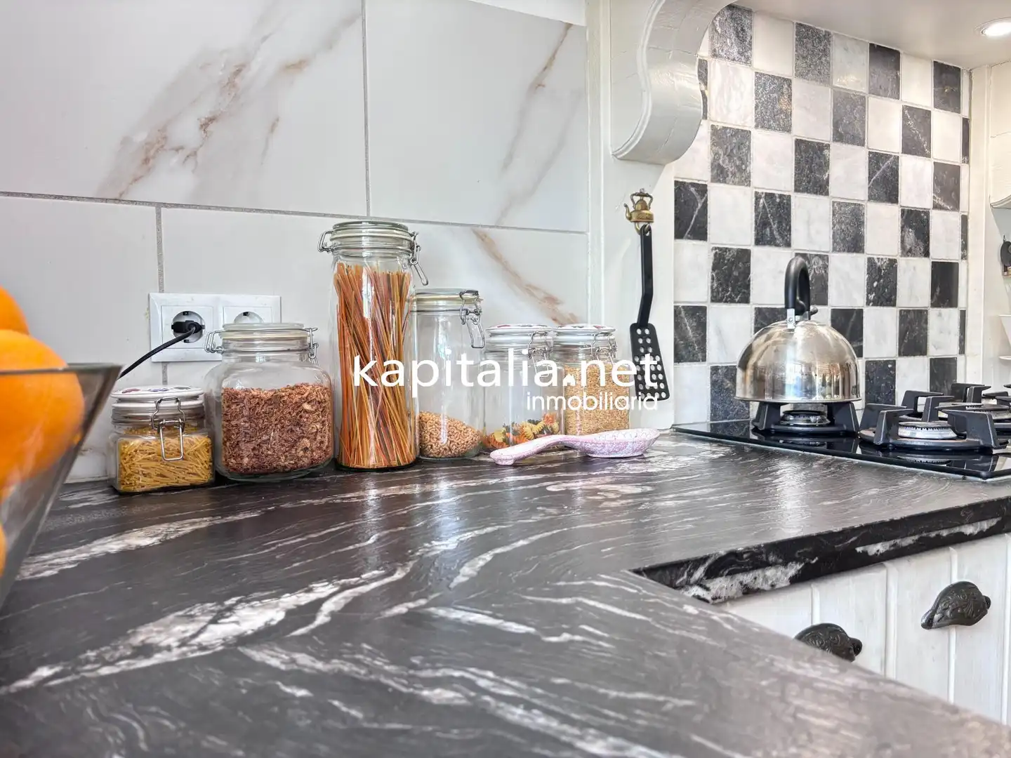 Kitchen of Houses for sale in Quatretonda  with Air Conditioner, Private garden and Terrace