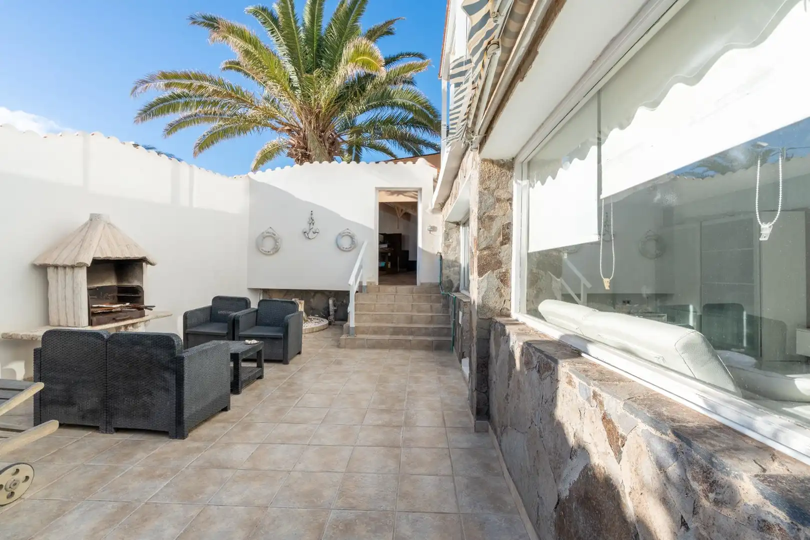 Terrassa de Casa o xalet en venda en Granadilla de Abona amb Jardí privat, Terrassa i Piscina