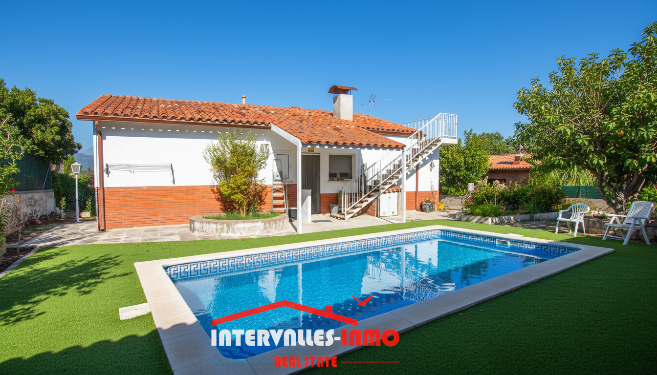 Vista exterior de Casa o xalet en venda en Caldes de Montbui amb Calefacció, Jardí privat i Terrassa
