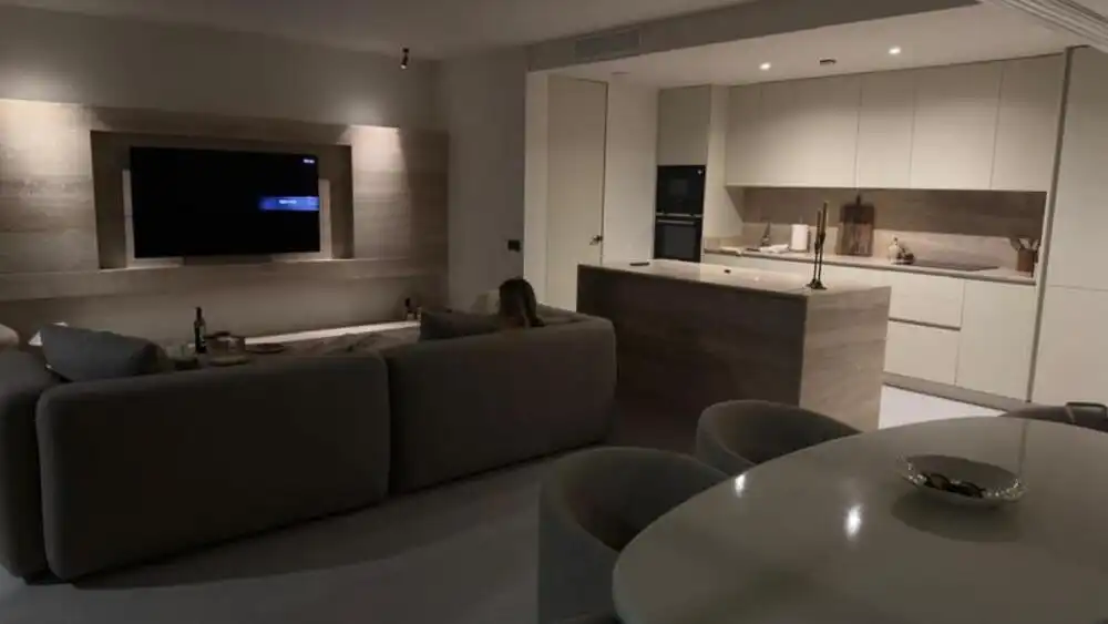Sala d'estar de Apartament de lloguer en Marbella amb Aire condicionat, Calefacció i Terrassa