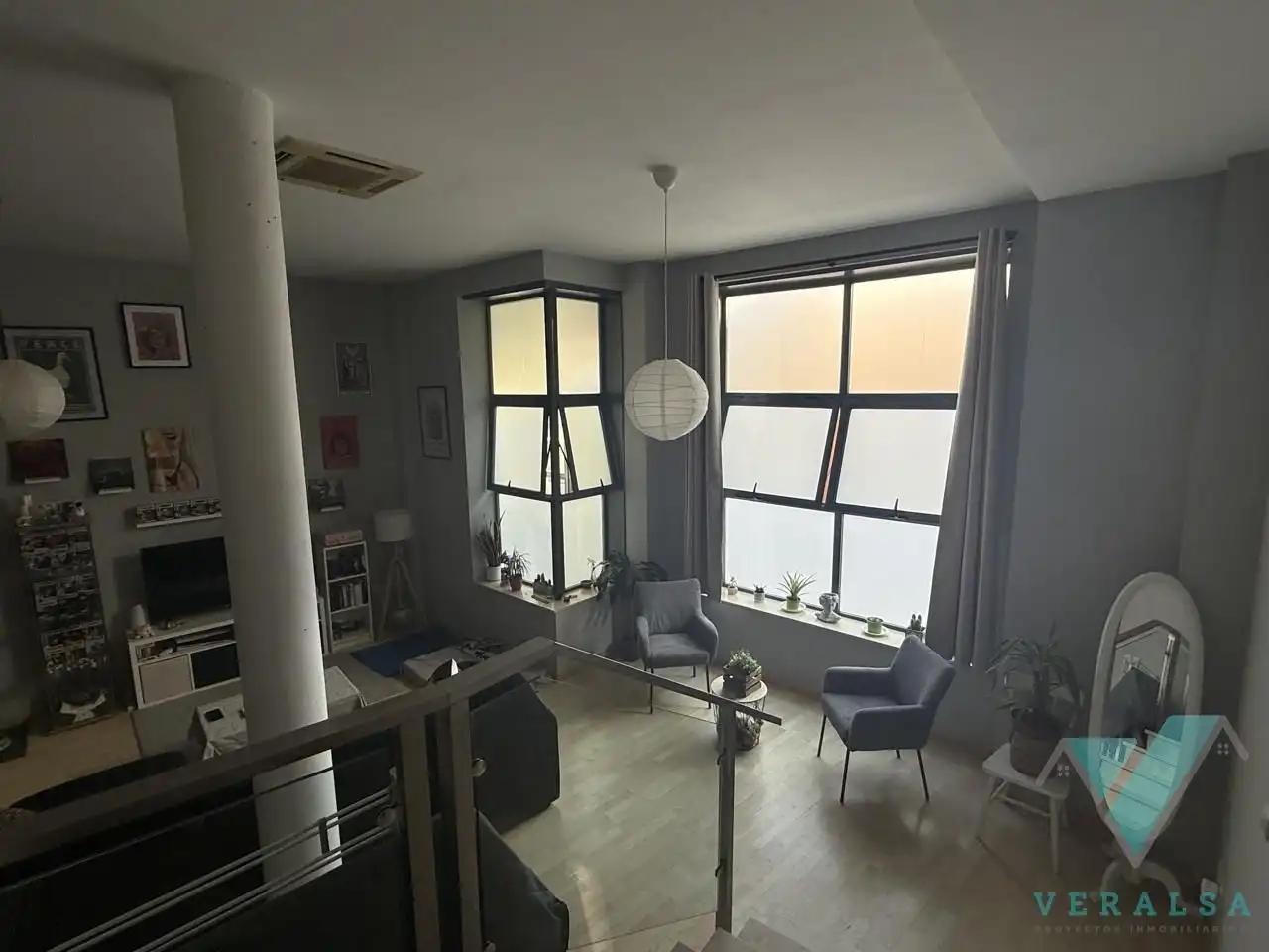 Sala de estar de Loft en venta en San Sebastián de los Reyes con Aire acondicionado