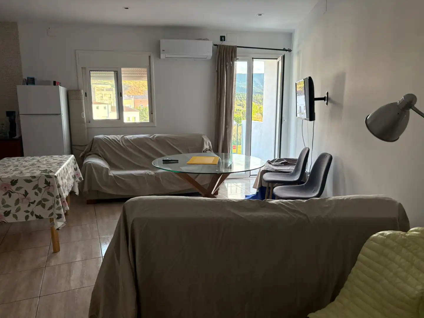 Sala de estar de Piso en venta en Riba-roja d'Ebre con Aire acondicionado, Calefacción y Balcón
