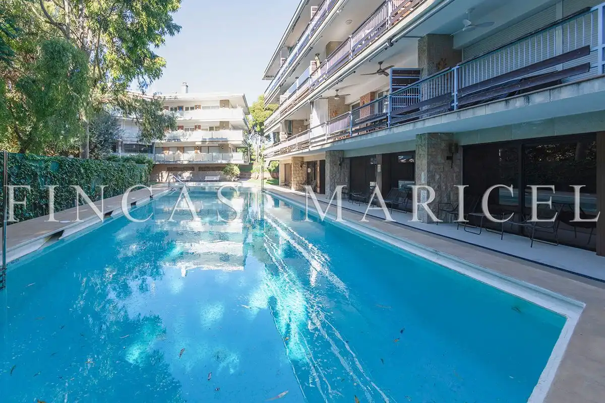 Swimming pool of Flat for sale in Sitges  with Heating, Terrace and Storage room