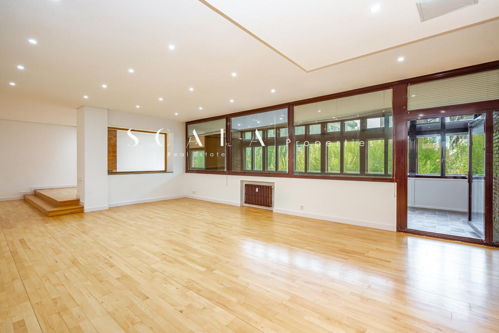 Sala de estar de Piso de alquiler en  Madrid Capital con Aire acondicionado, Calefacción y Parquet