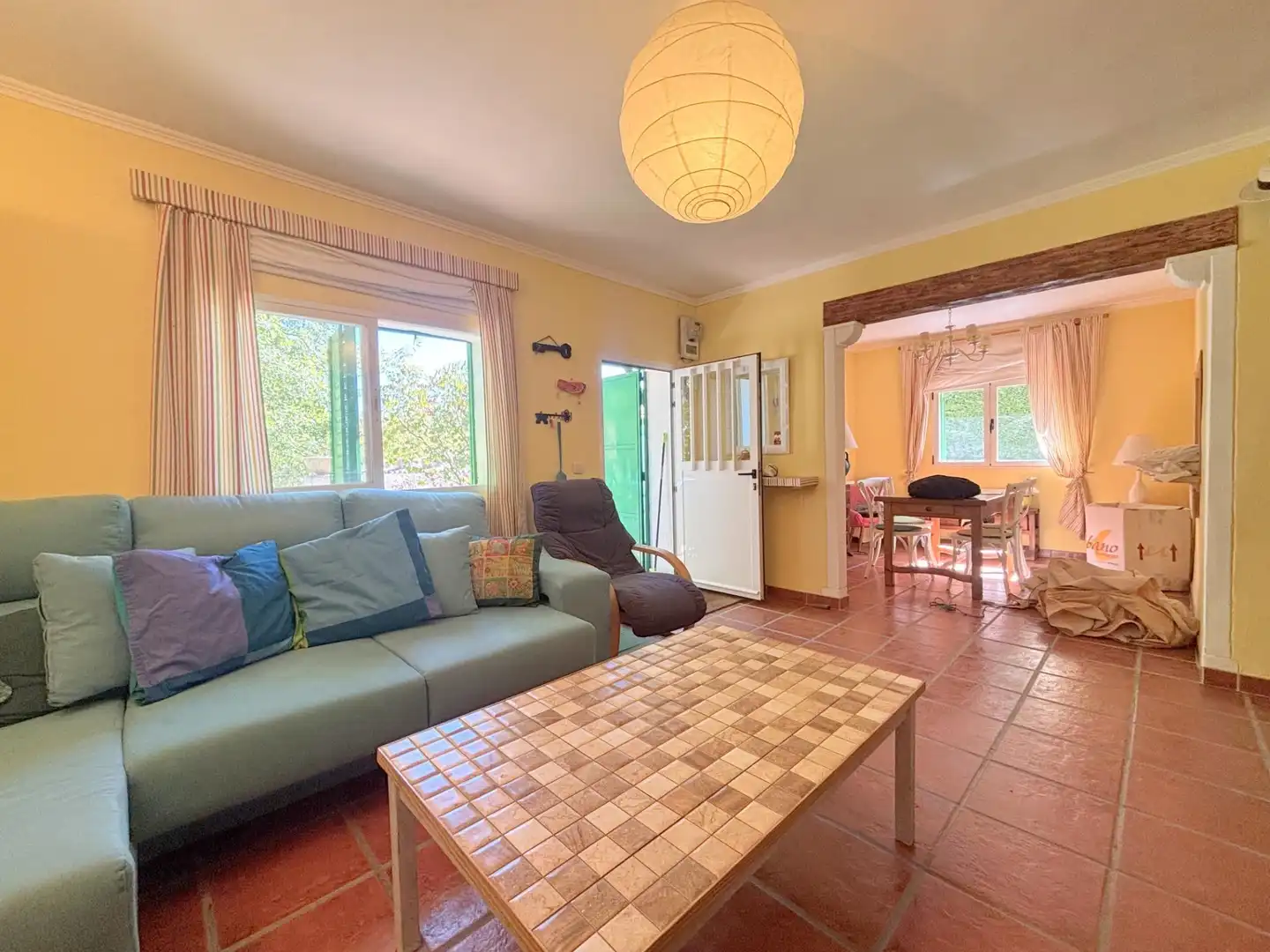 Sala d'estar de Finca rústica en venda en Herradón de Pinares