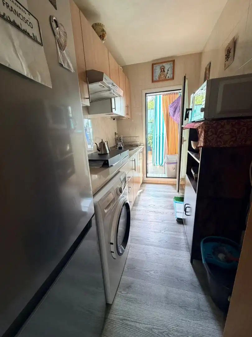 Kitchen of Flat for sale in Madrid  with Air Conditioner, Heating and Storage room