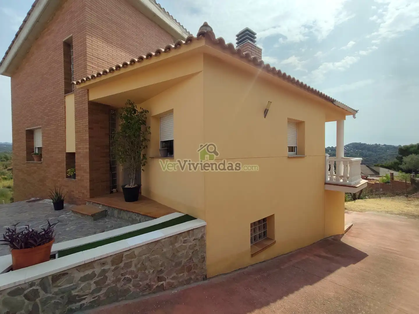 Vista exterior de Casa o chalet en venta en Piera con Calefacción, Jardín privado y Terraza
