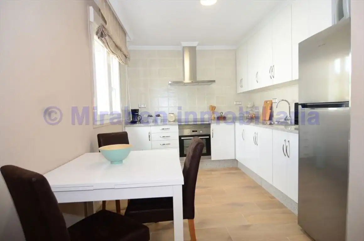 Cocina de Piso de alquiler en Boiro con Calefacción, Terraza y Amueblado