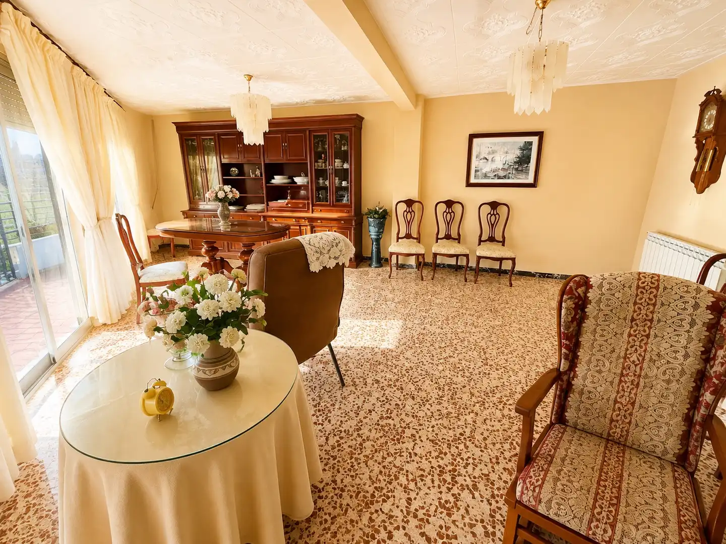 Living room of Attic for sale in Terrassa  with Heating, Terrace and Oven