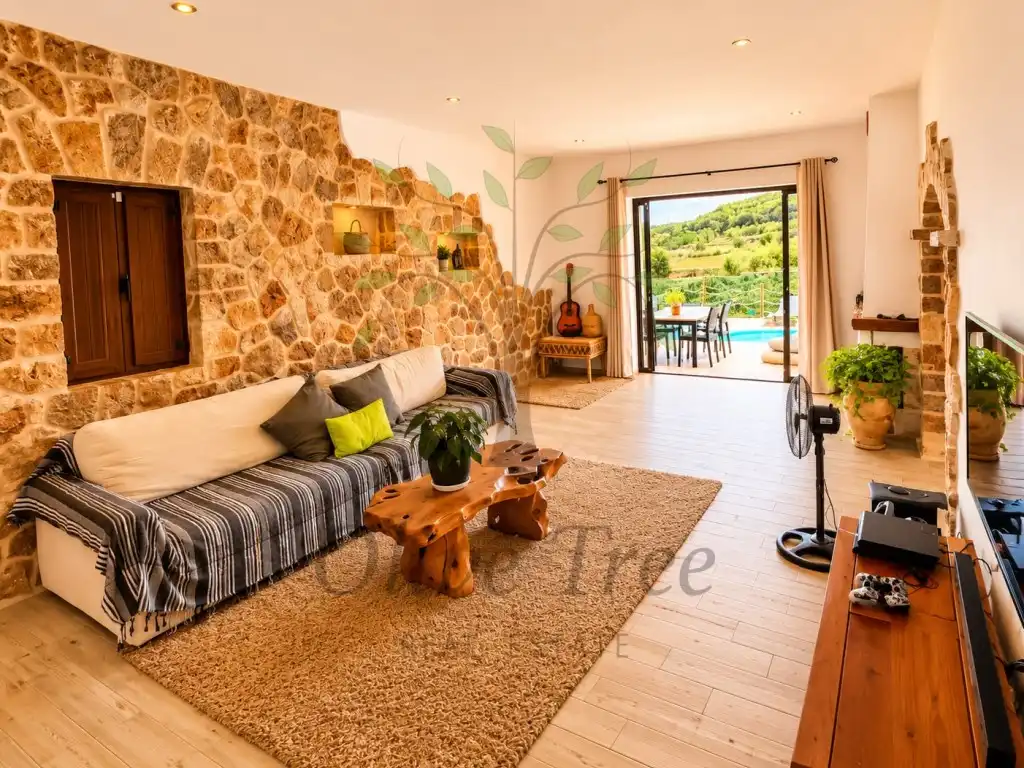 Living room of Houses for rent in Sant Joan de Labritja  with Swimming Pool
