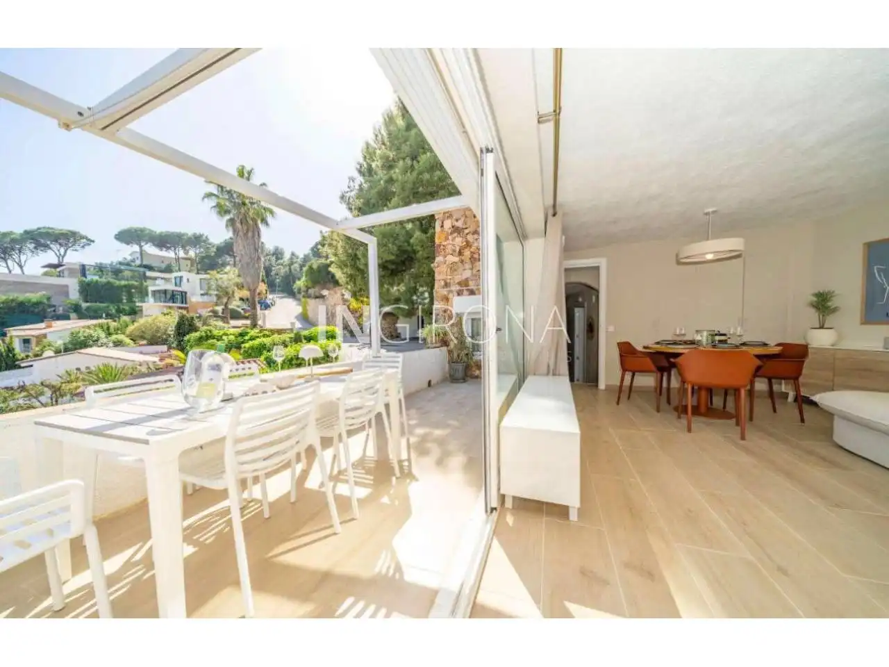Jardí de Casa o xalet de lloguer en Lloret de Mar amb Aire condicionat, Jardí privat i Terrassa