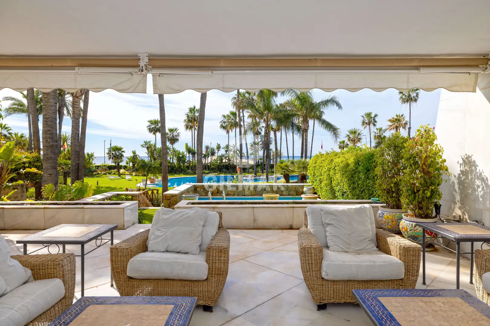 Terraza de Apartamento en venta en Marbella con Calefacción, Jardín privado y Trastero