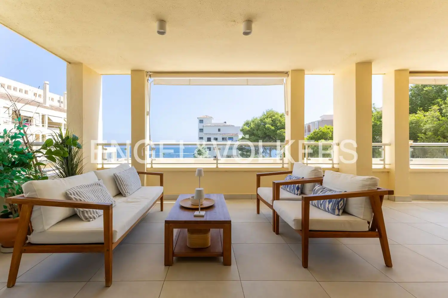 Terrace of Flat for rent in Jávea / Xàbia  with Air Conditioner, Heating and Terrace