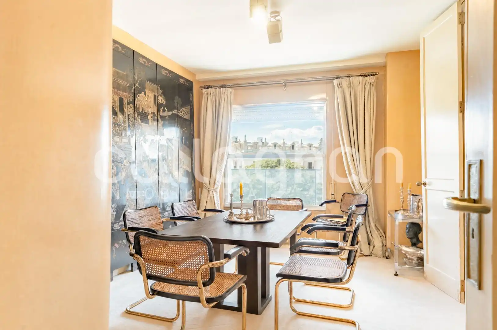 Dining room of Flat for sale in Valencia  with Air Conditioner, Heating and Terrace