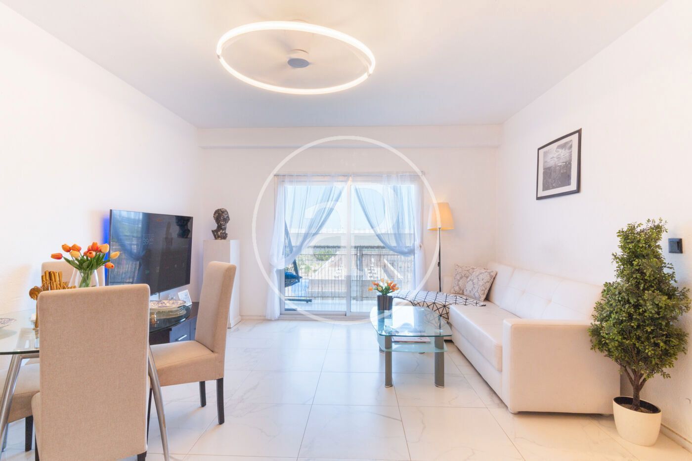 Living room of Flat for sale in  Valencia Capital  with Air Conditioner, Heating and Terrace