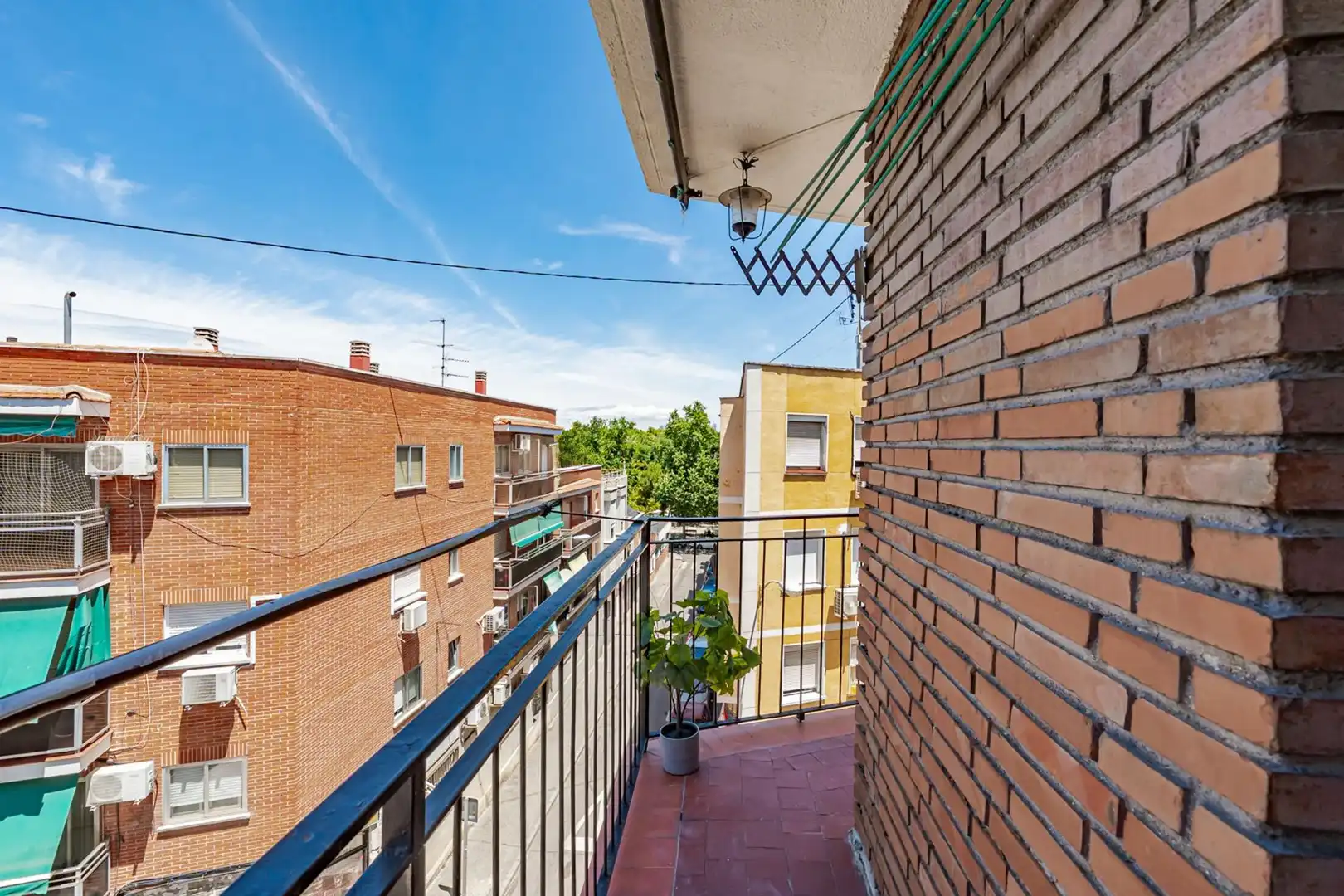 Balcony of Flat for sale in Madrid  with Air Conditioner, Terrace and Balcony