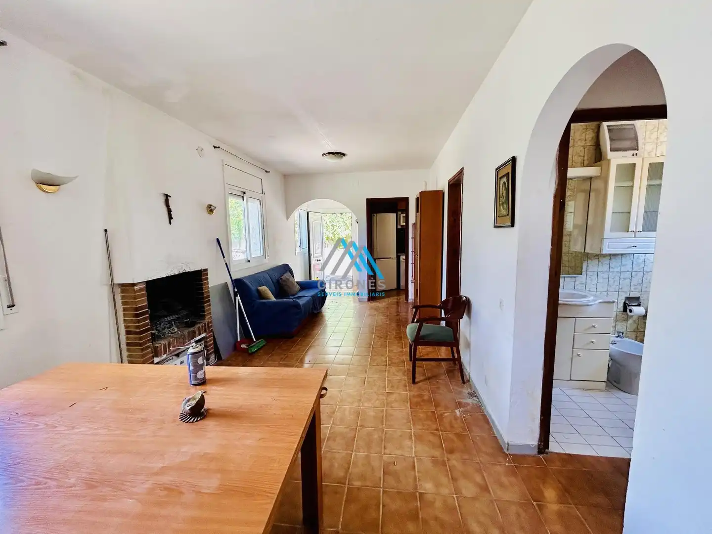 Sala d'estar de Casa o xalet en venda en Santa Cristina d'Aro