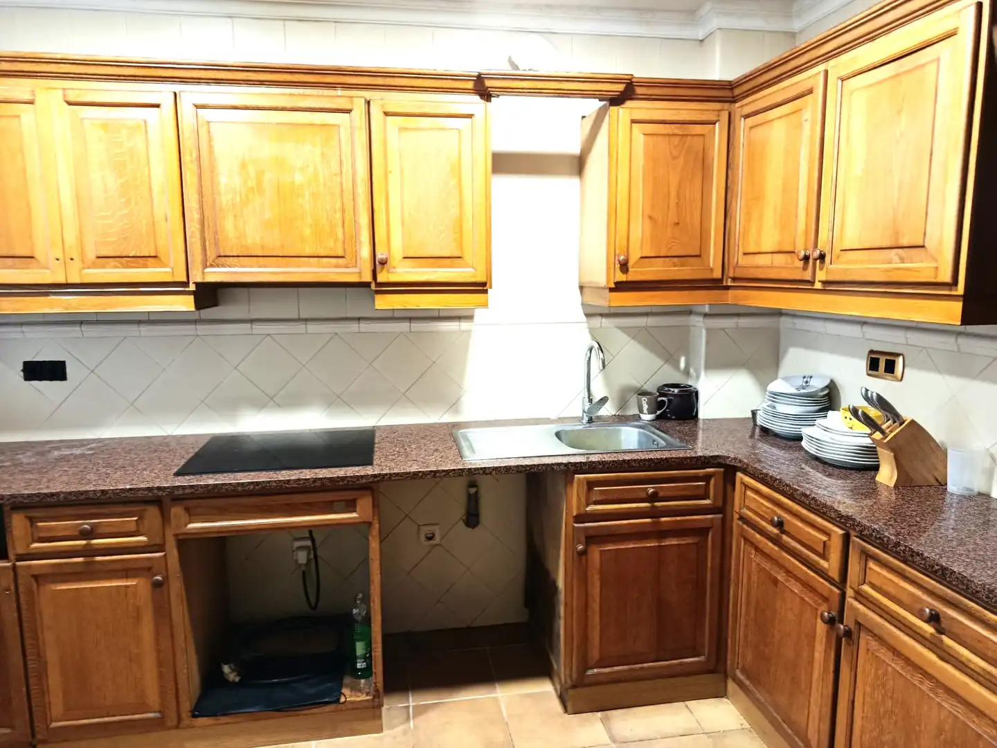 Cocina de Piso de alquiler en Santander con Calefacción y Amueblado