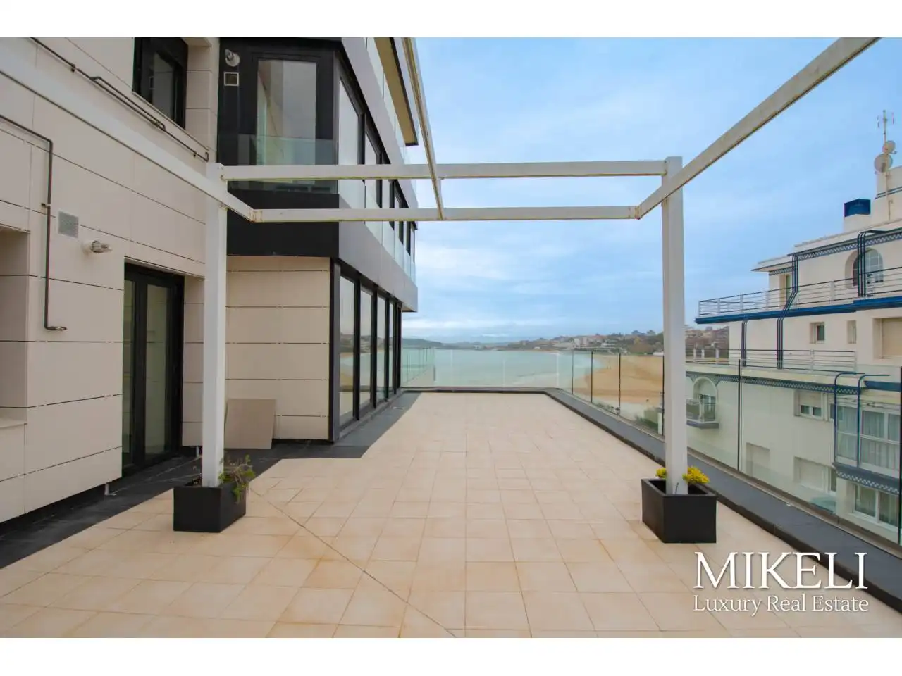 Terrasse von Wohnung zum Verkauf in Santander mit Heizung, Parkett und Terrasse