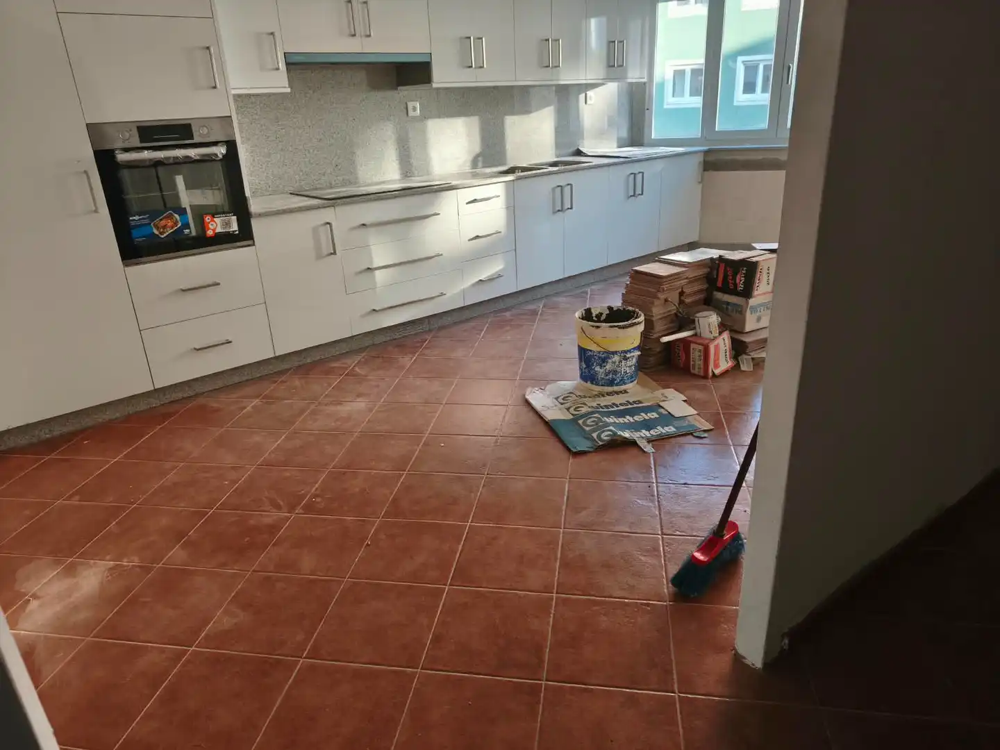 Kitchen of Flat for sale in Santa Comba