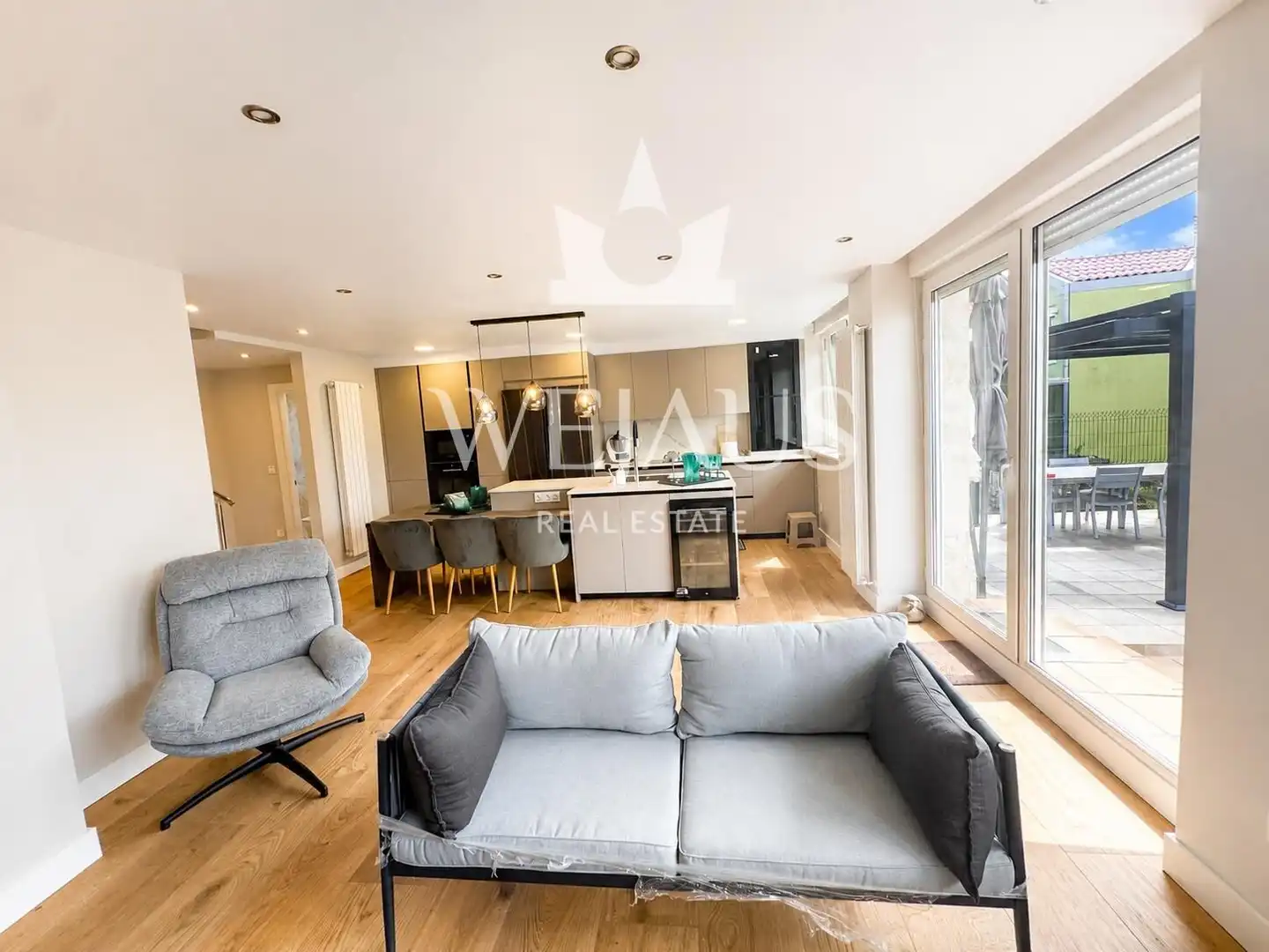 Living room of Houses for sale in Piélagos  with Heating, Private garden and Terrace
