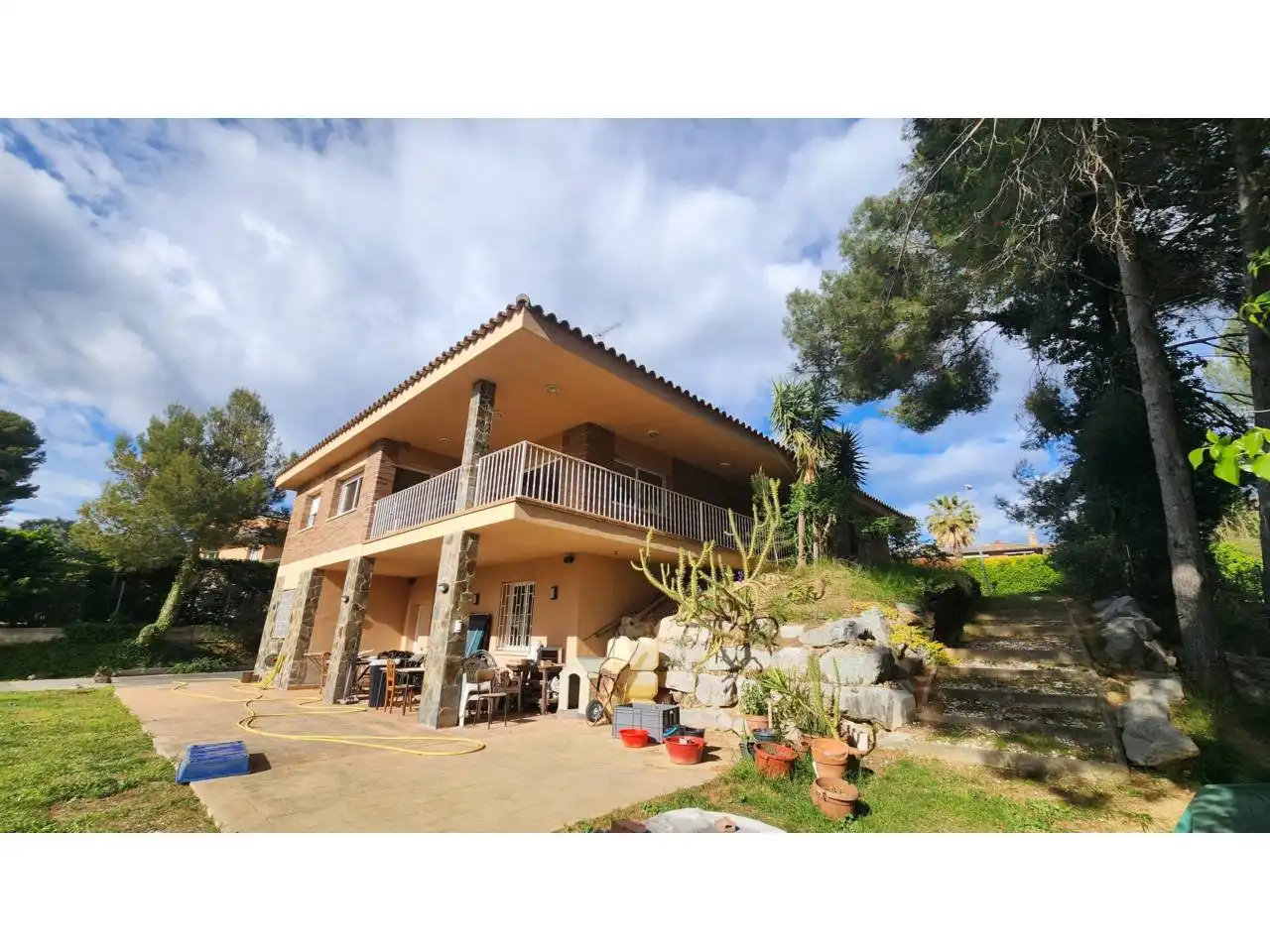Exterior view of Houses for sale in Sabadell  with Air Conditioner, Heating and Private garden