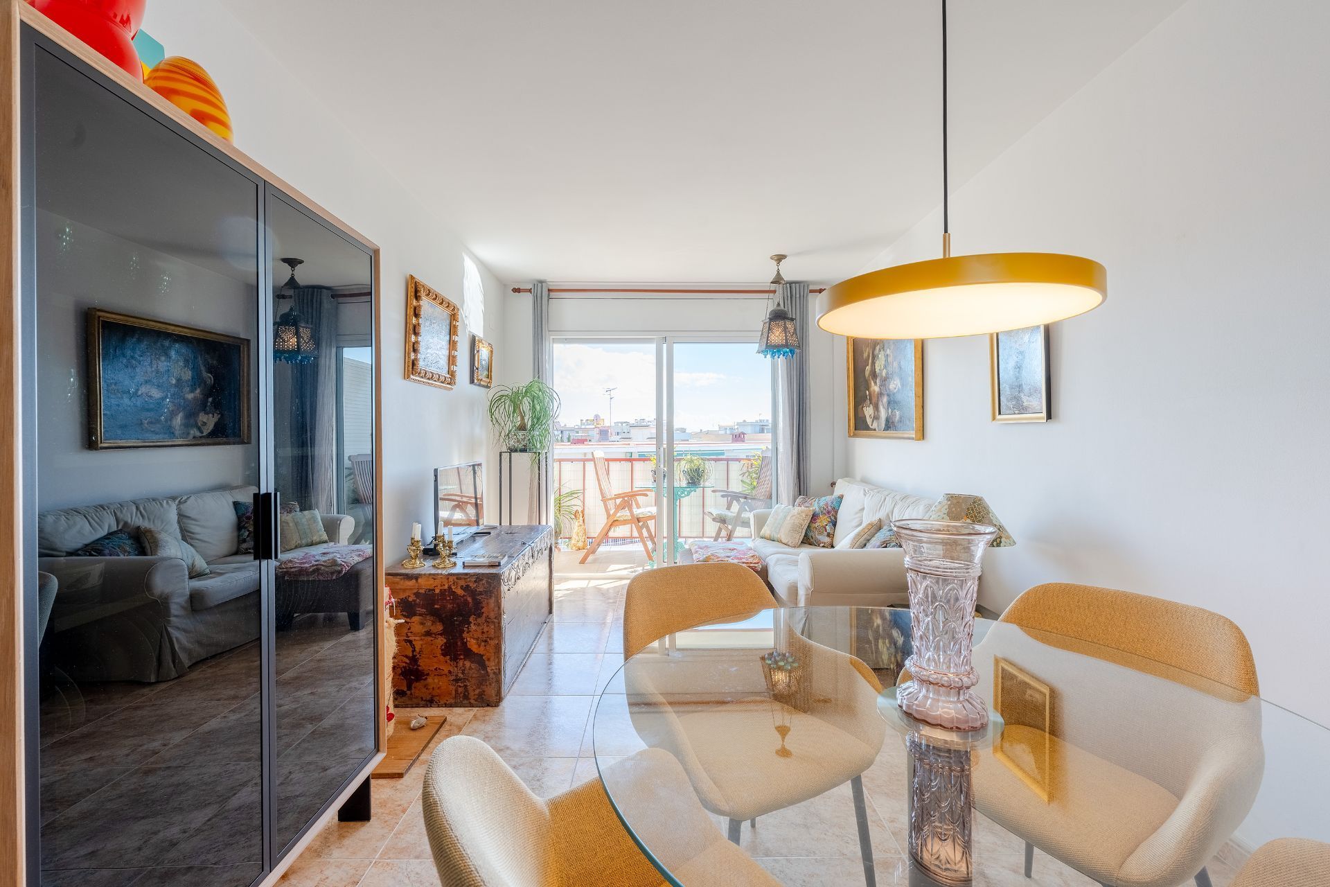 Dining room of Flat for sale in Cunit  with Heating, Terrace and Storage room