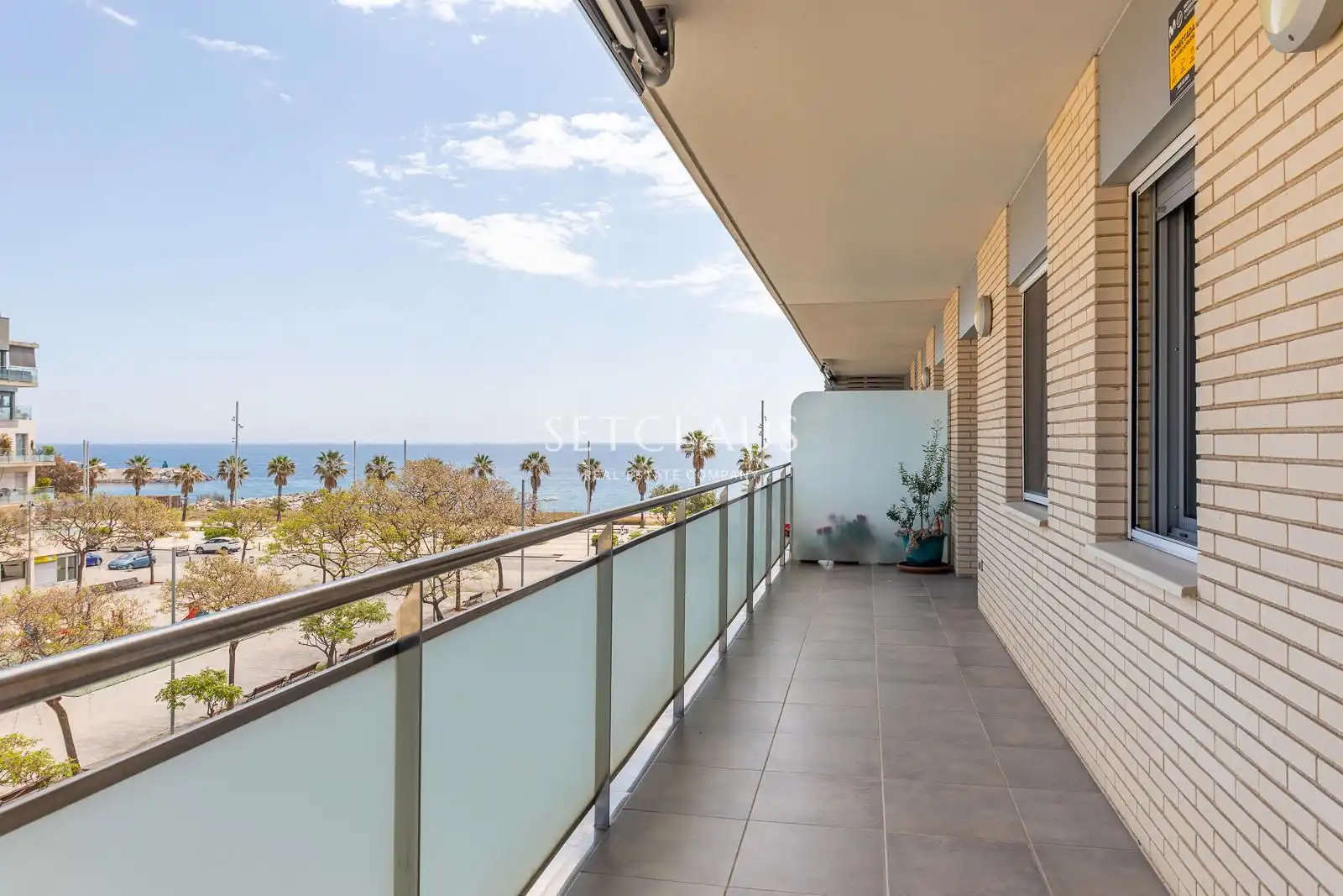 Terrasse von Wohnung zum Verkauf in Badalona mit Klimaanlage, Heizung und Terrasse