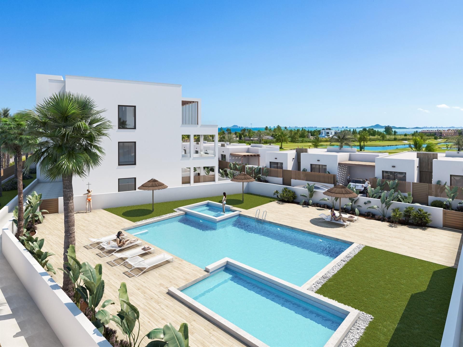 Piscina de Àtic en venda en Los Alcázares amb Jardí privat, Terrassa i Balcó