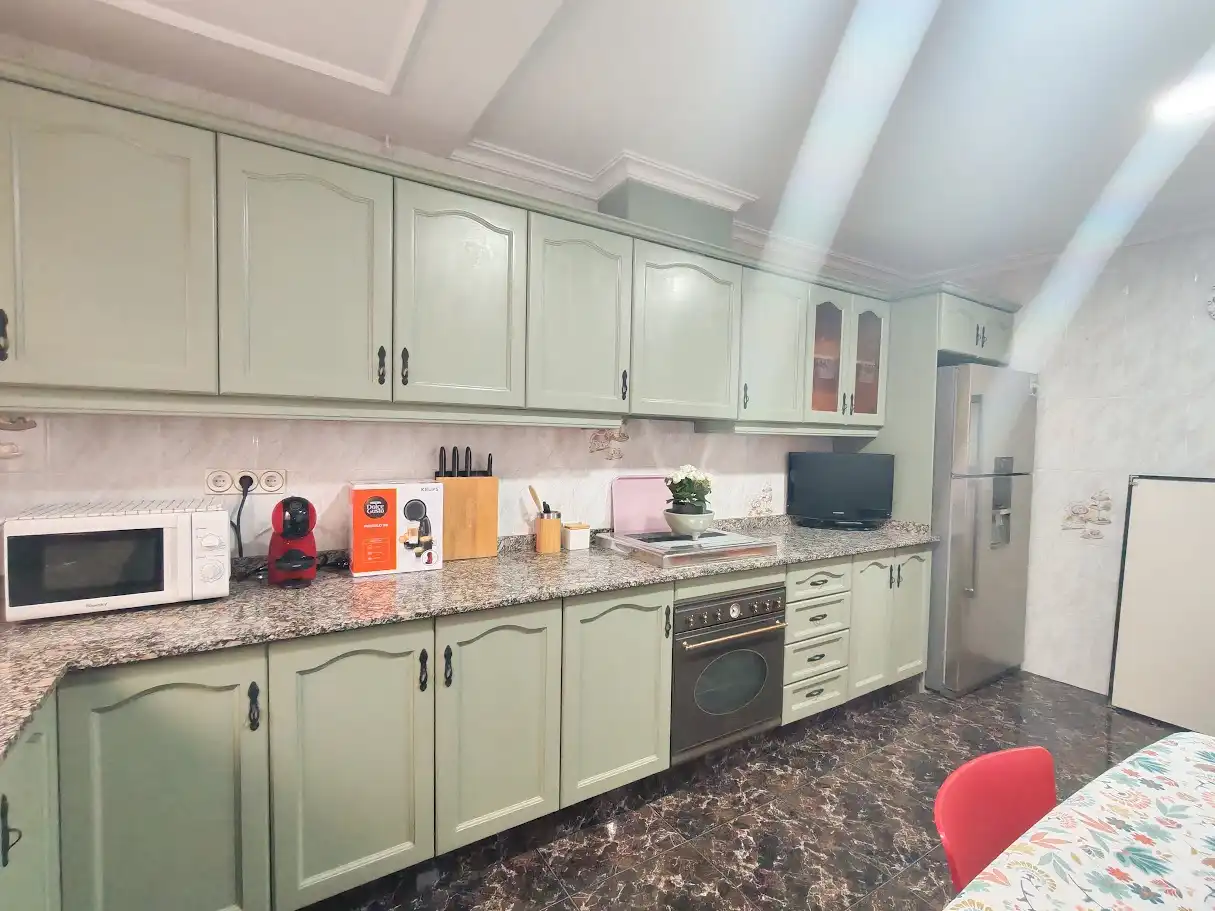 Kitchen of Flat for rent in Elche / Elx  with Air Conditioner, Terrace and Furnished
