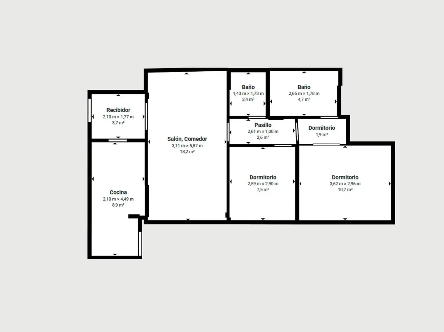 Flat for sale in Granada  with Air Conditioner, Heating and Private garden