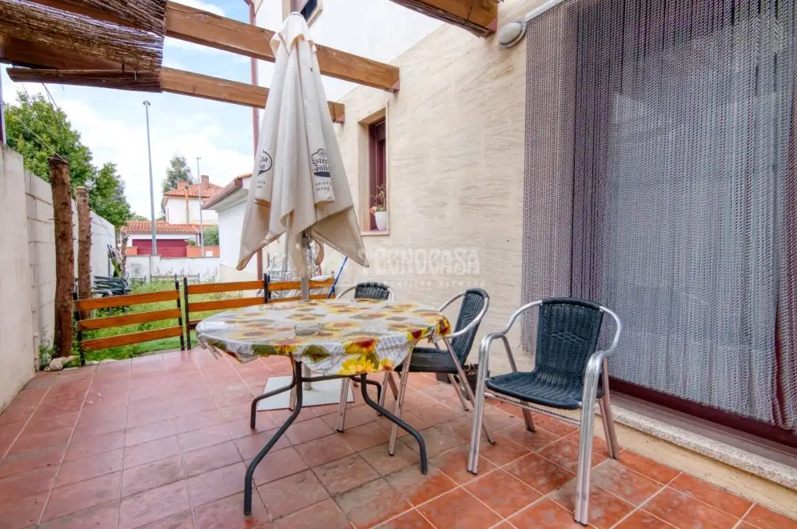 Terraza de Casa o chalet en venta en Castellanos de Moriscos con Aire acondicionado, Calefacción y Jardín privado