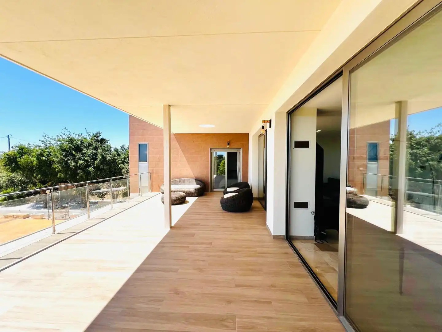Terrassa de Casa o xalet en venda en Elche / Elx amb Aire condicionat, Calefacció i Jardí privat