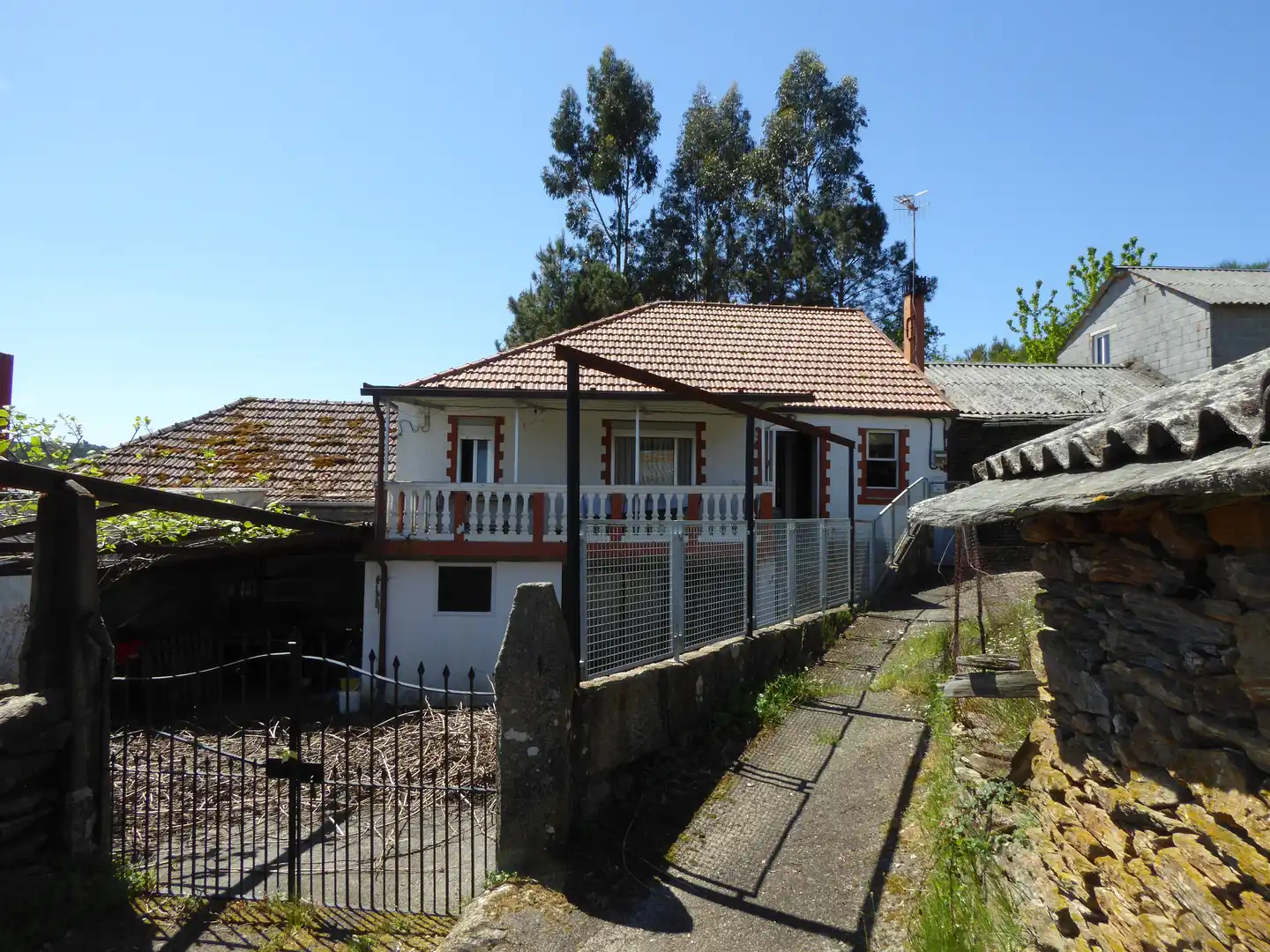 Vista exterior de Finca rústica en venta en Leiro con Amueblado