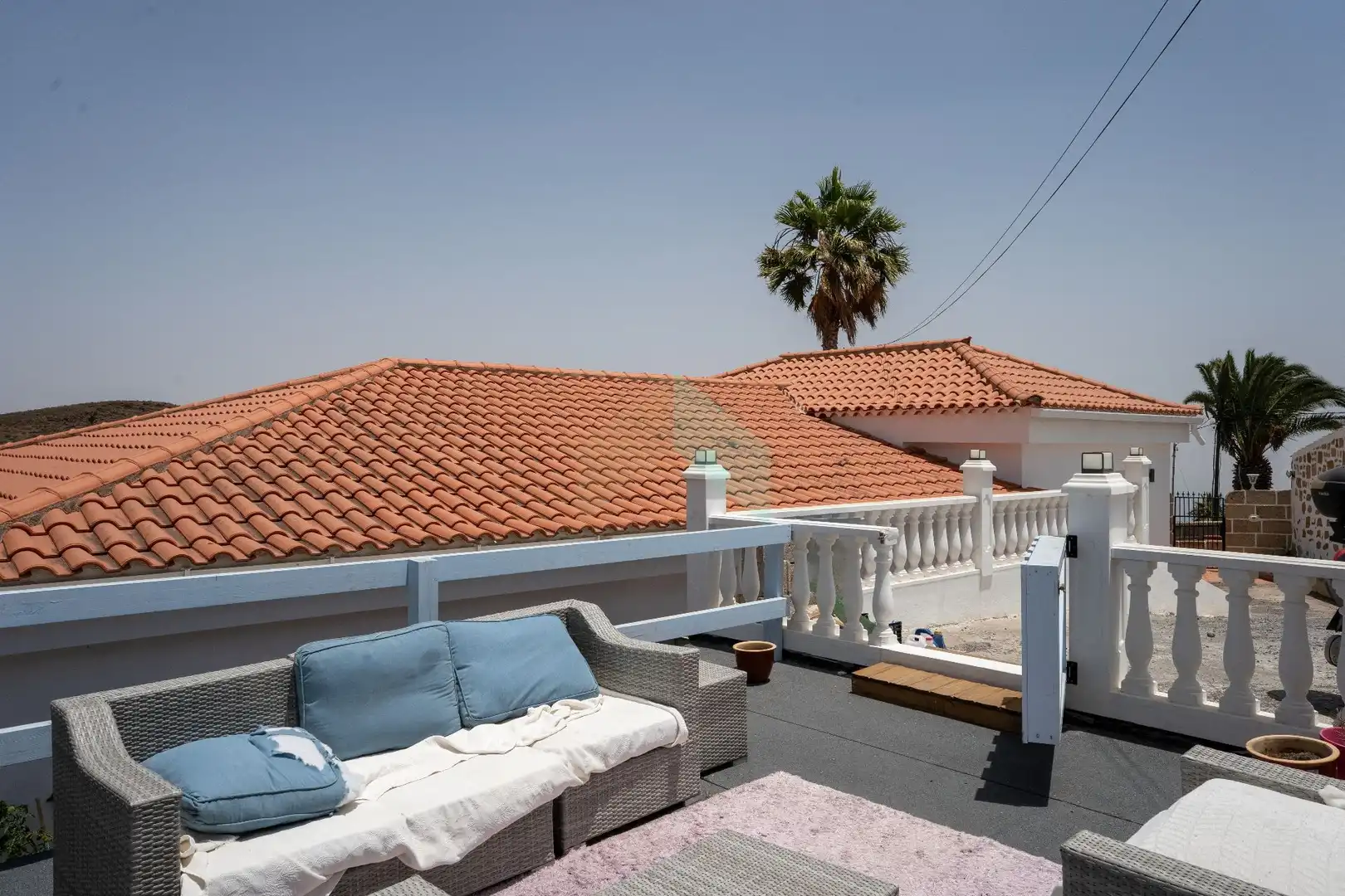 Terrassa de Casa o xalet en venda en San Miguel
