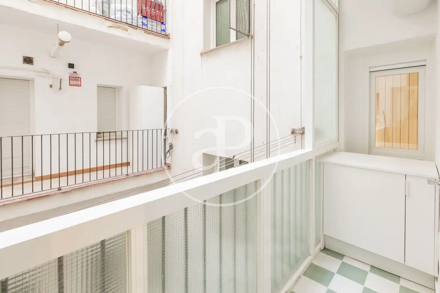 Balcony of Flat for sale in Madrid  with Air Conditioner and Heating