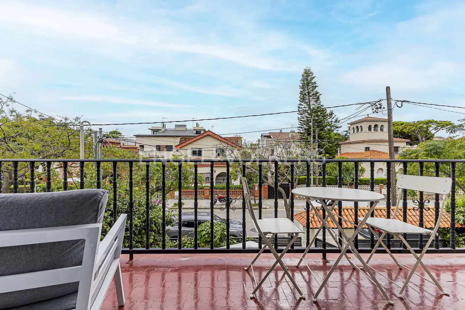 Terrace of Flat for rent in Castelldefels  with Air Conditioner, Heating and Private garden