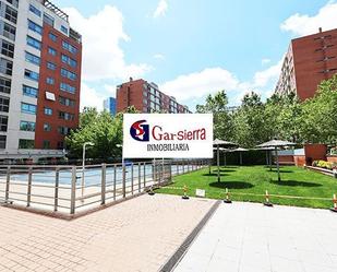 Exterior view of Attic for sale in  Madrid Capital  with Heating, Terrace and Storage room