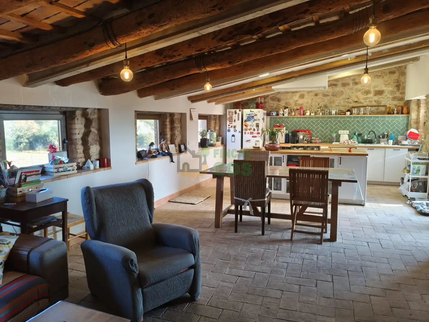 Cocina de Casa o chalet en venta en Òdena con Jardín privado, Terraza y Balcón