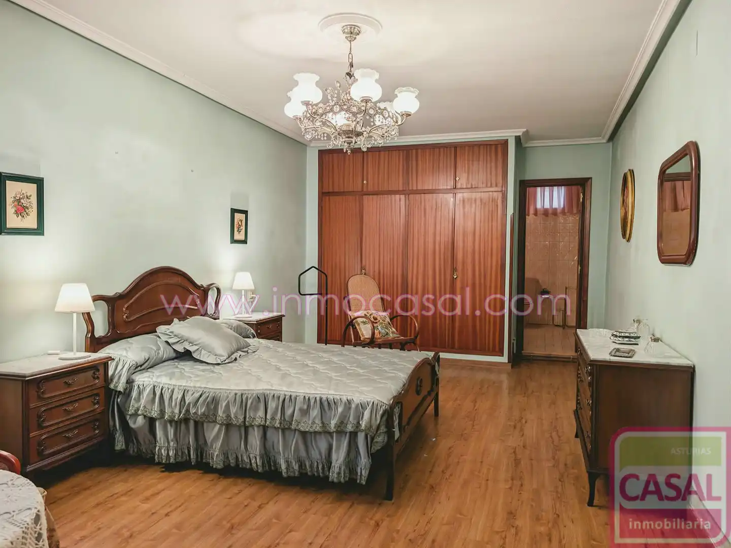 Bedroom of Flat for sale in Langreo  with Heating